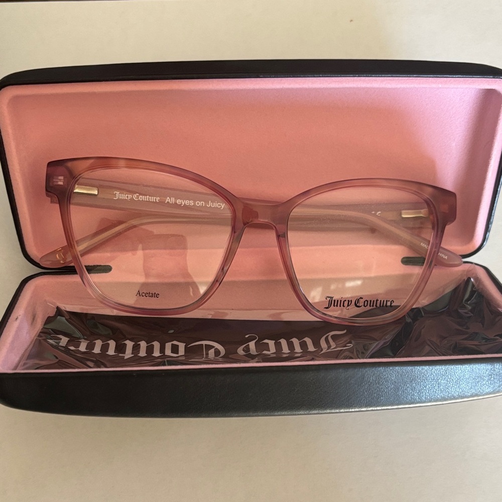 New Juicy Couture Blush Pink Eyewear RX